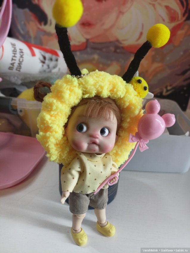 Всем привет. Меня зовут Вера и я начинающий кукольный мастер. Моя первая малышка Люси появилась на свет♥️