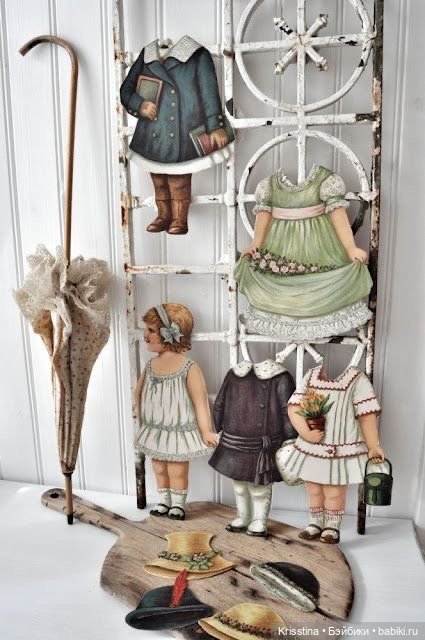 Антикварные и винтажные открытки ,бумажные куклы,картины