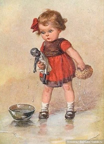 Антикварные и винтажные открытки ,картины ,часть вторая (фото 9)