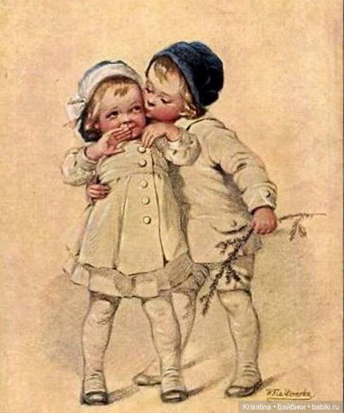 Антикварные и винтажные открытки ,картины ,часть вторая (фото 8)