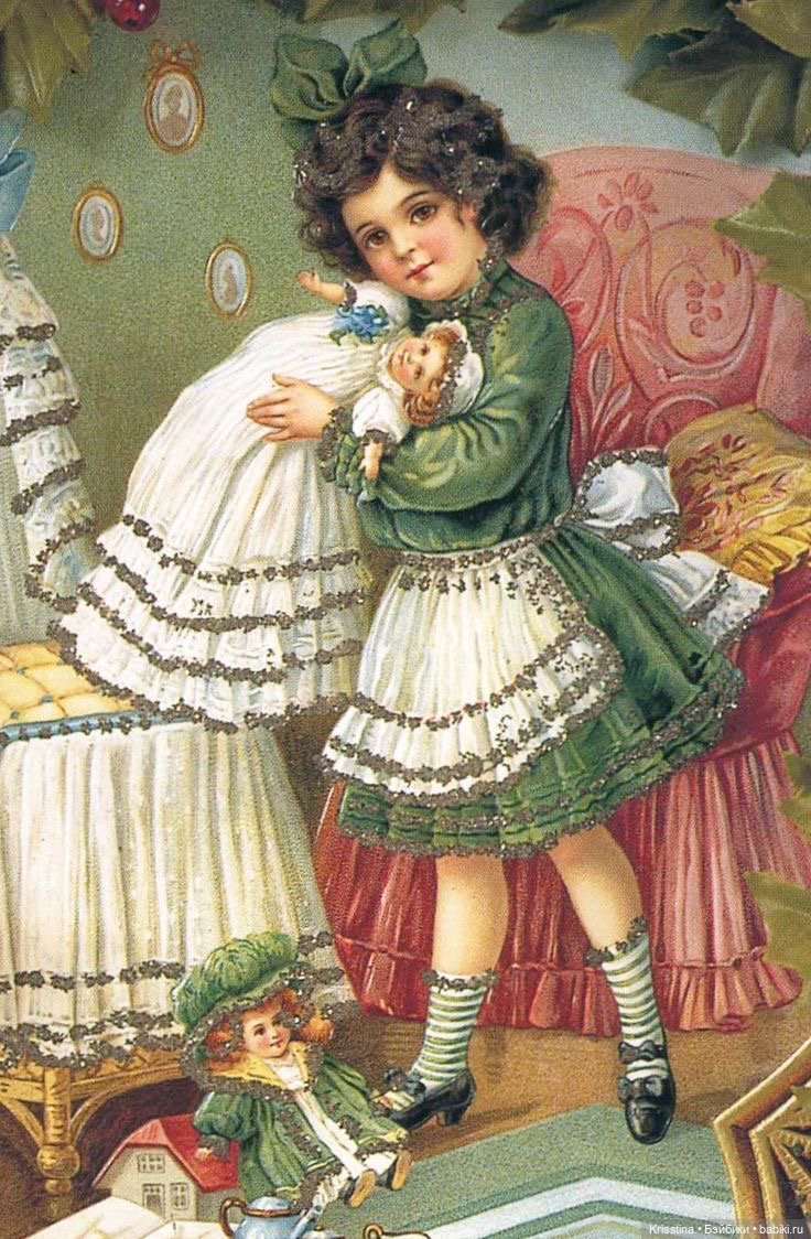 Антикварные и винтажные открытки ,бумажные куклы,картины (фото 8)