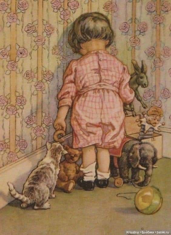 Антикварные и винтажные открытки ,картины ,часть вторая