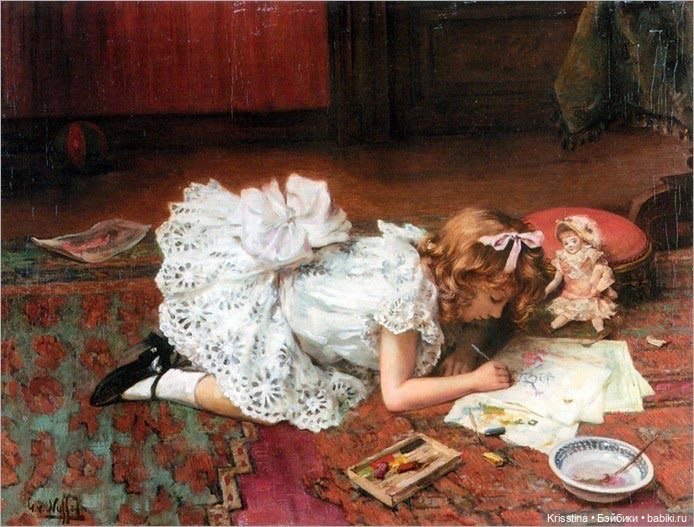 Антикварные и винтажные открытки ,картины ,часть три