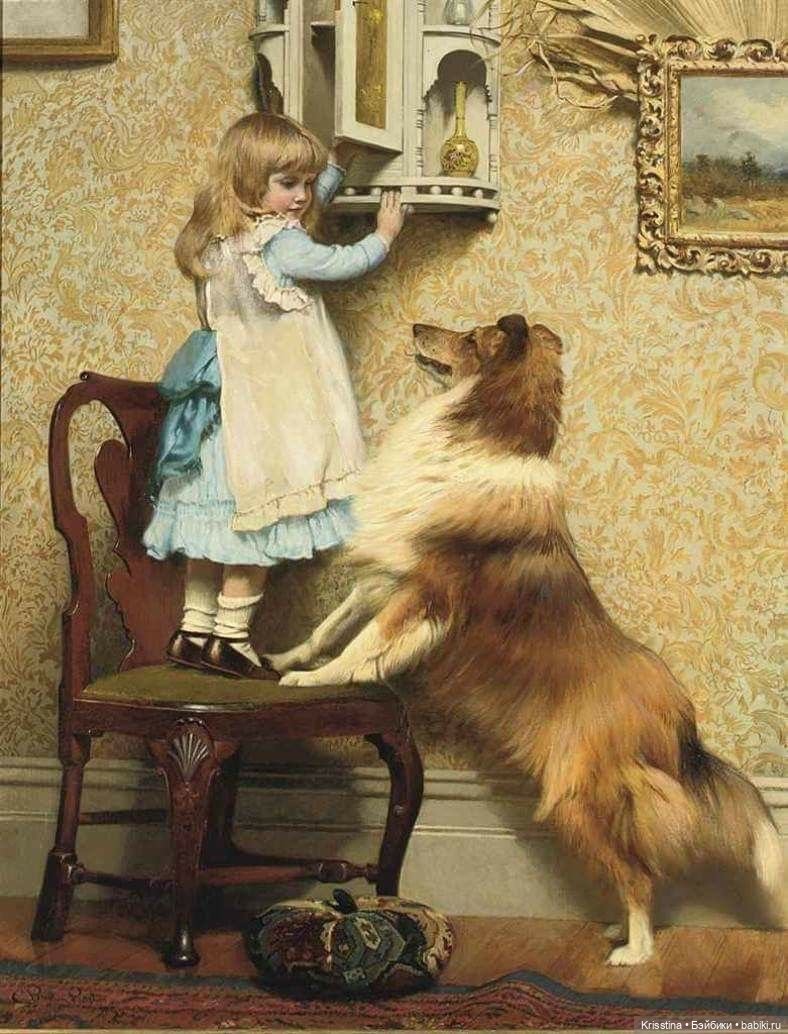 Антикварные и винтажные открытки ,картины ,часть три (фото 3)