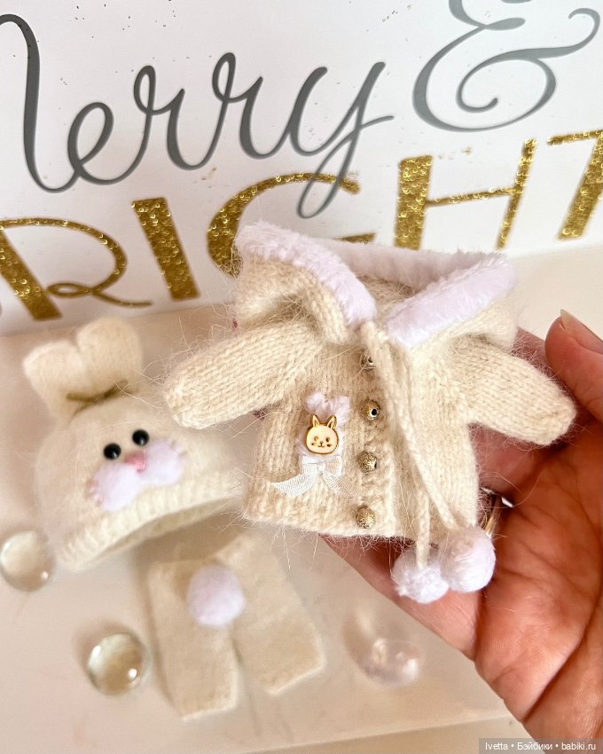 Снежный Зайка 🐰 — Куклы и тела Obitsu 11 (Ob11): гибриды (фото 5)