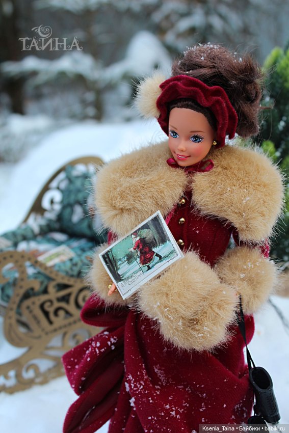 Зимняя прогулка Викторианской леди