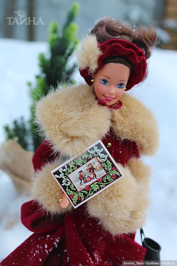 Зимняя прогулка Викторианской леди