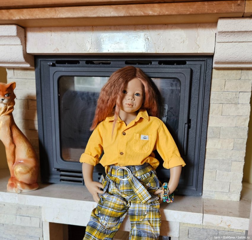 Девчонка рыжая, как маленькое солнце