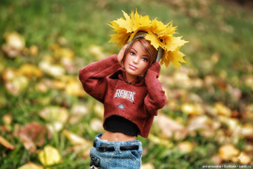 Саша и Женя. Прогулка в осеннем парке (фото 9)