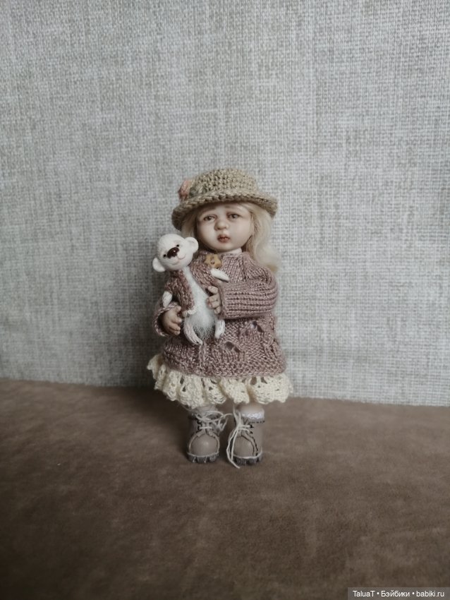 Мини куколка — Авторские шарнирные куклы своими руками: лепка (фото 9)