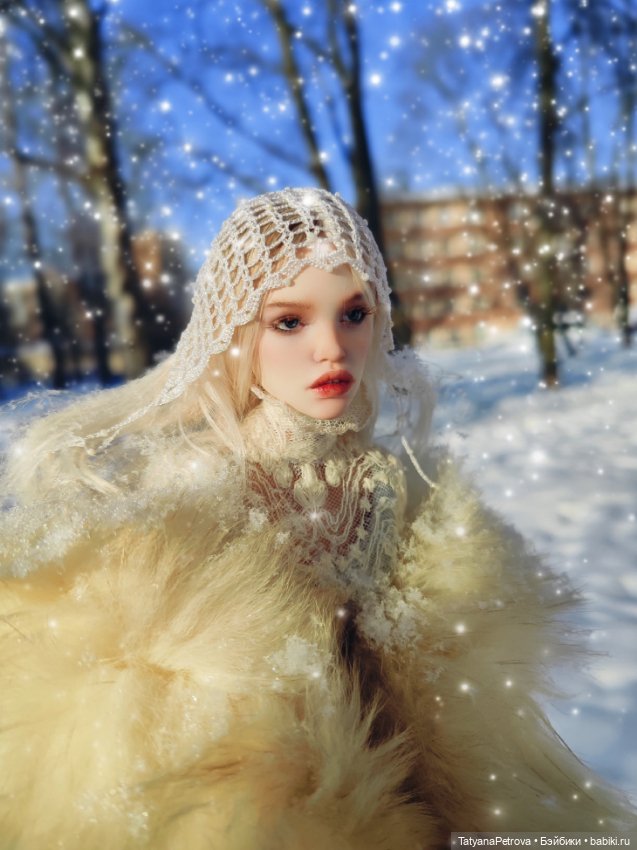 Февральская Хельга 💙🤍💙 — Куклы Natalia Loseva (Наталья Лосева): авторские BJD (БЖД) (фото 3)