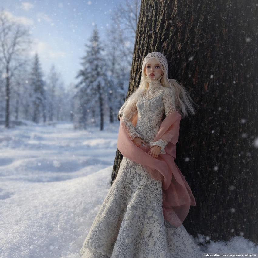 Февральская Хельга 💙🤍💙 — Куклы Natalia Loseva (Наталья Лосева): авторские BJD (БЖД) (фото 5)