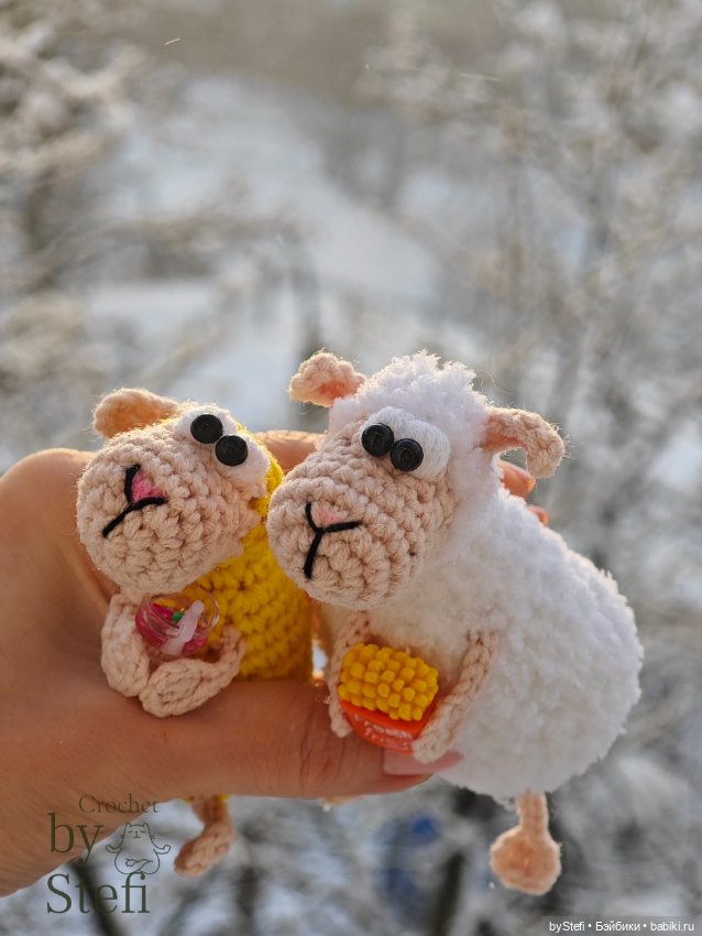 Овечка Боня — Вязаные игрушки и амигуруми: крючком