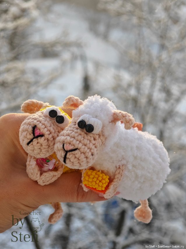 Овечка Боня — Вязаные игрушки и амигуруми: крючком