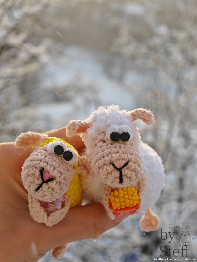 Овечка Боня — Вязаные игрушки и амигуруми: крючком