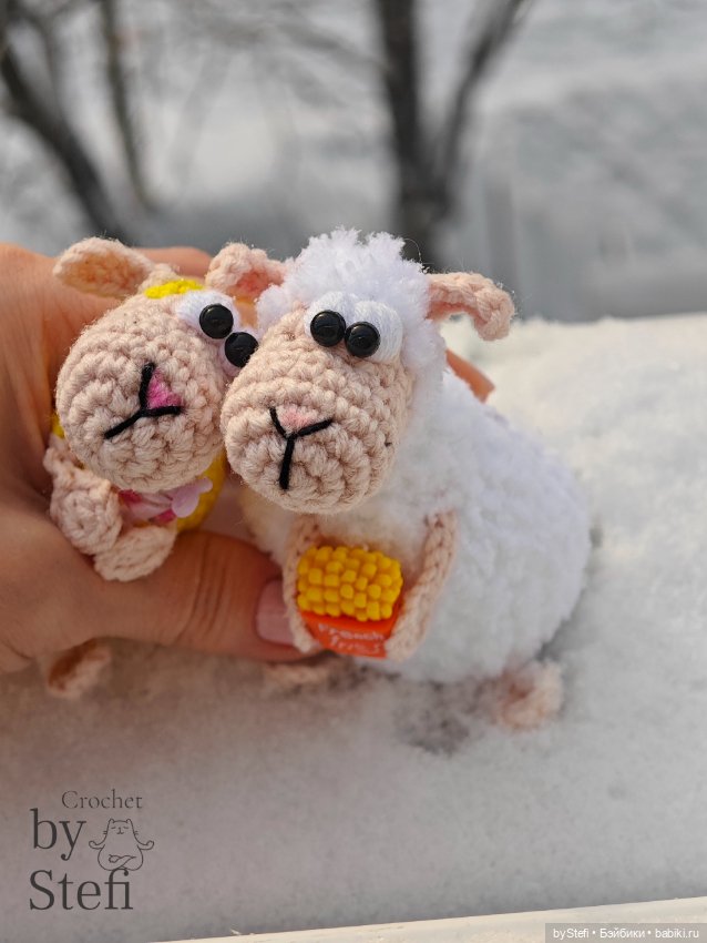 Овечка Боня — Вязаные игрушки и амигуруми: крючком (фото 10)