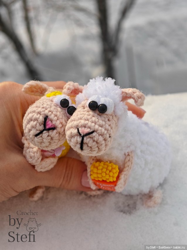 Овечка Боня — Вязаные игрушки и амигуруми: крючком