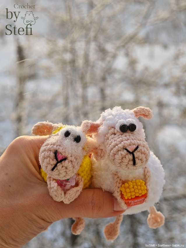 Овечка Боня — Вязаные игрушки и амигуруми: крючком