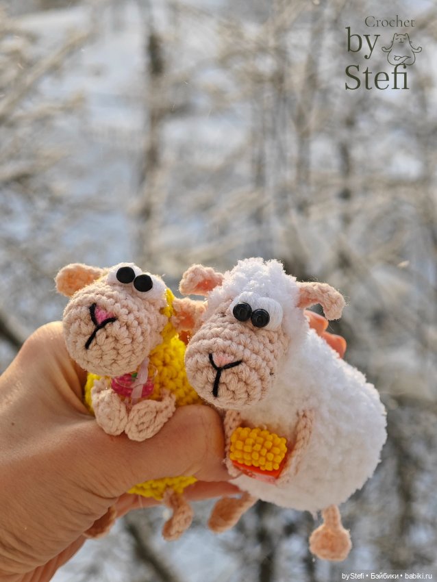 Овечка Боня — Вязаные игрушки и амигуруми: крючком