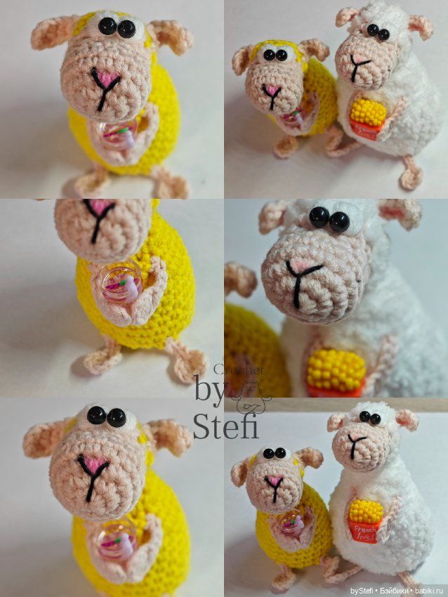 Овечка Боня — Вязаные игрушки и амигуруми: крючком (фото 7)