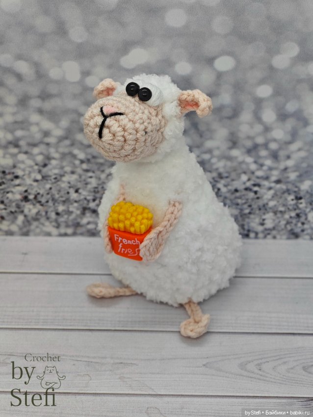 Овечка Боня — Вязаные игрушки и амигуруми: крючком