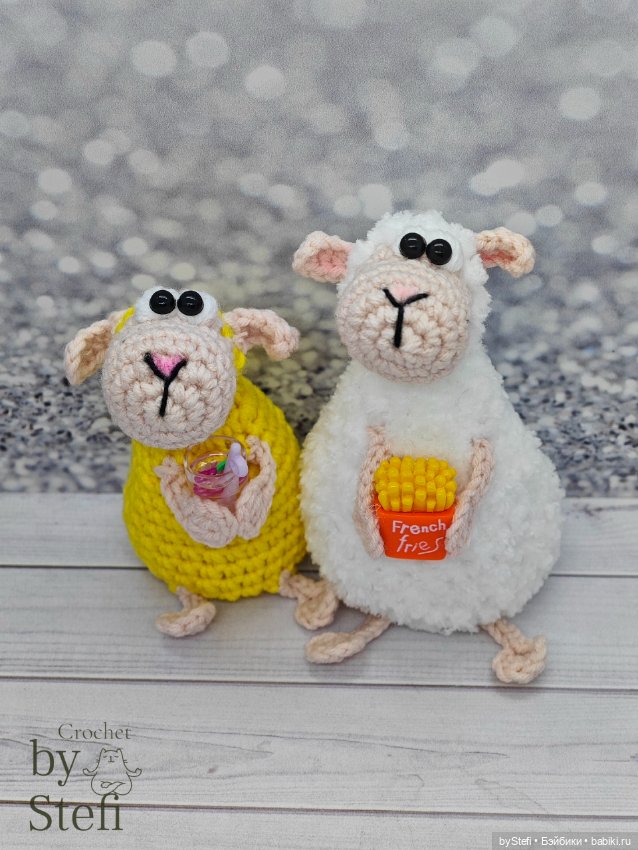 Овечка Боня — Вязаные игрушки и амигуруми: крючком