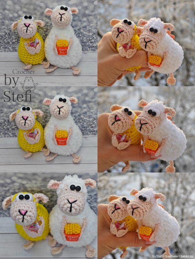 Овечка Боня — Вязаные игрушки и амигуруми: крючком (фото 4)
