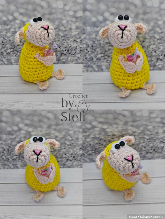 Овечка Боня — Вязаные игрушки и амигуруми: крючком (фото 6)