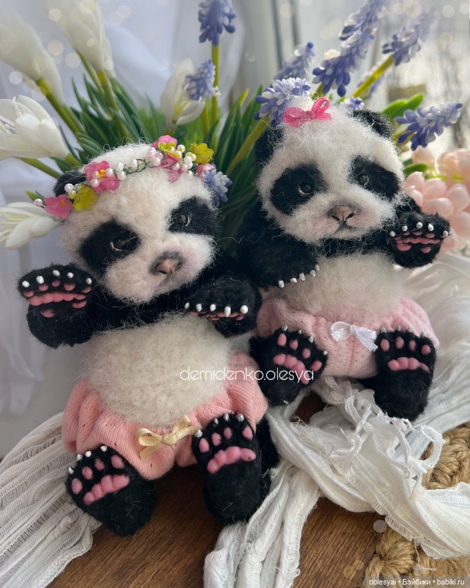 Новые весенние малыши 💓🌸 — Игрушки в смешанной технике (мех и глина): Арт (фото 3)