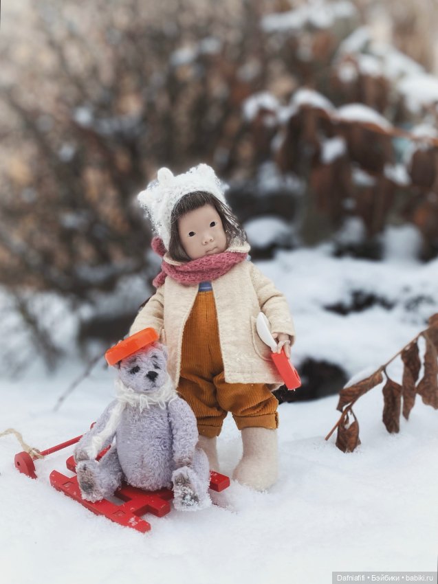 Зимняя прогулка — Авторские куклы BJD (БЖД) у нас дома: фото