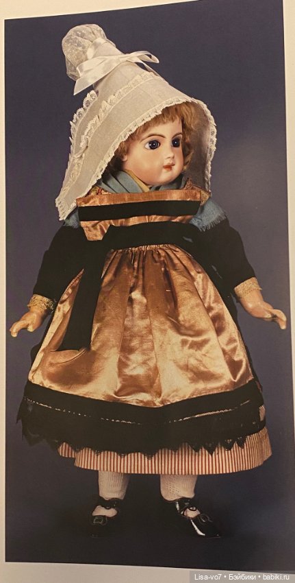 Региональный костюм Нормандии для антикварной куклы (фото 10)