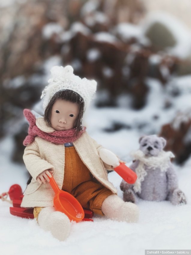 Зимняя прогулка — Авторские куклы BJD (БЖД) у нас дома: фото (фото 3)