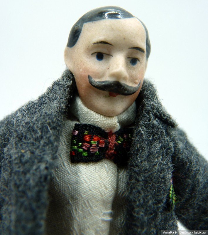 Мужчины "усачи" для кукольного домика (фото 7)