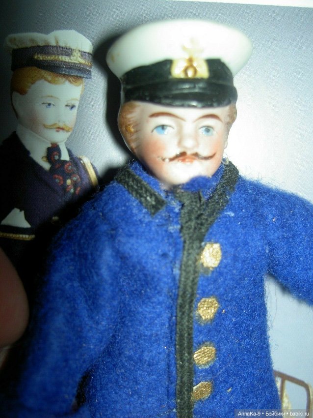 Мужчины "усачи" для кукольного домика (фото 8)