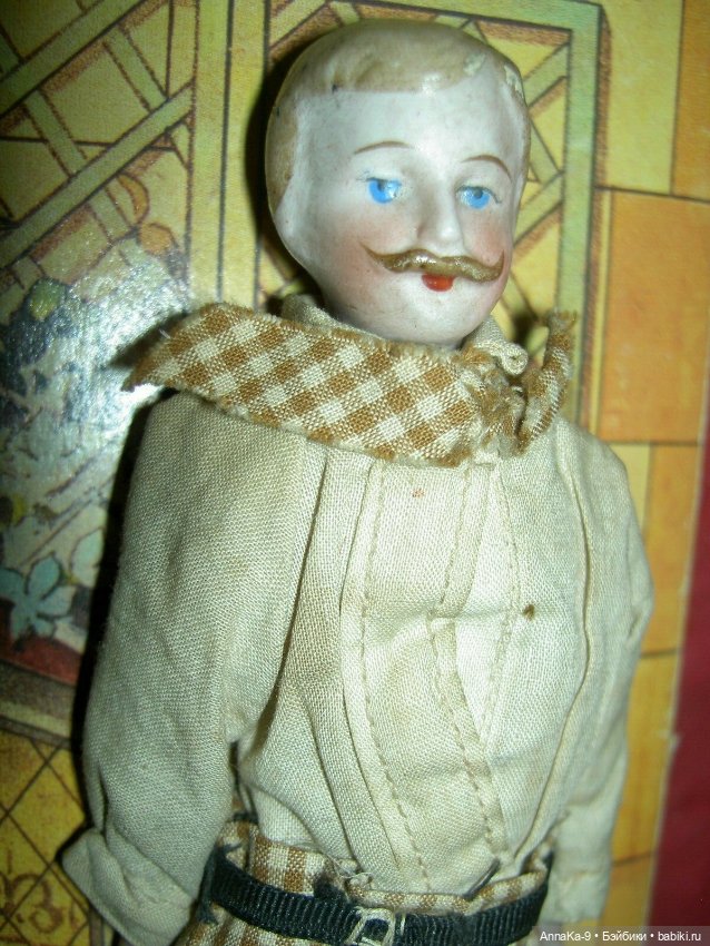 Мужчины "усачи" для кукольного домика