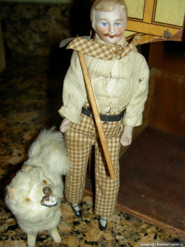 Мужчины "усачи" для кукольного домика