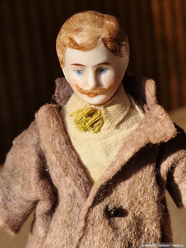 Мужчины "усачи" для кукольного домика