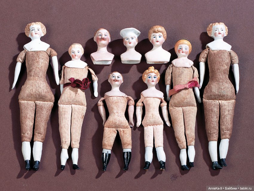 Мужчины "усачи" для кукольного домика