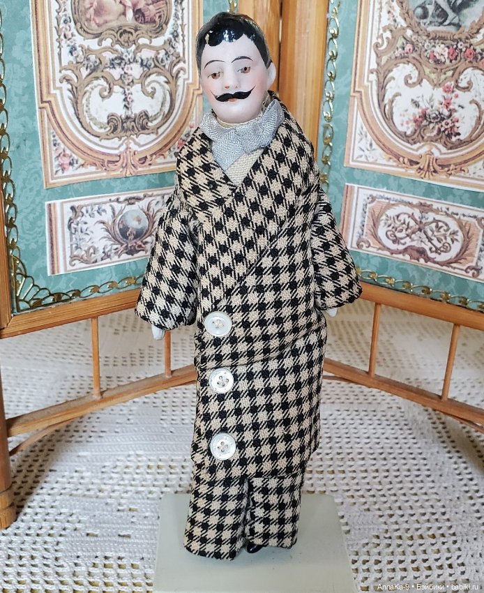 Мужчины "усачи" для кукольного домика