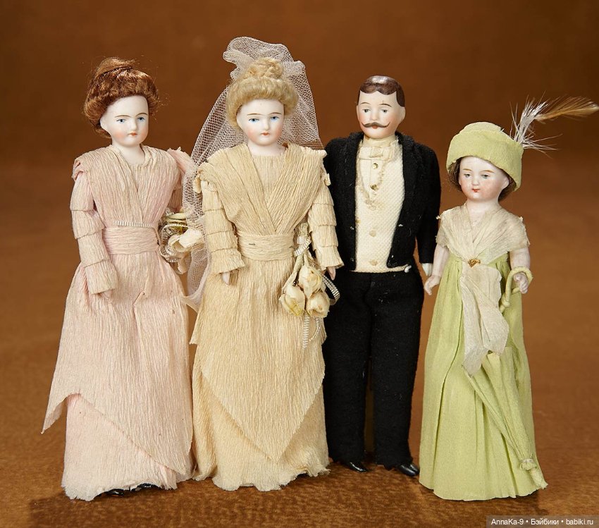 Мужчины "усачи" для кукольного домика (фото 3)