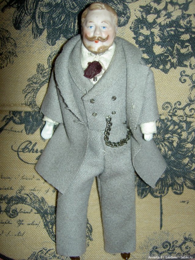 Мужчины "усачи" для кукольного домика (фото 9)