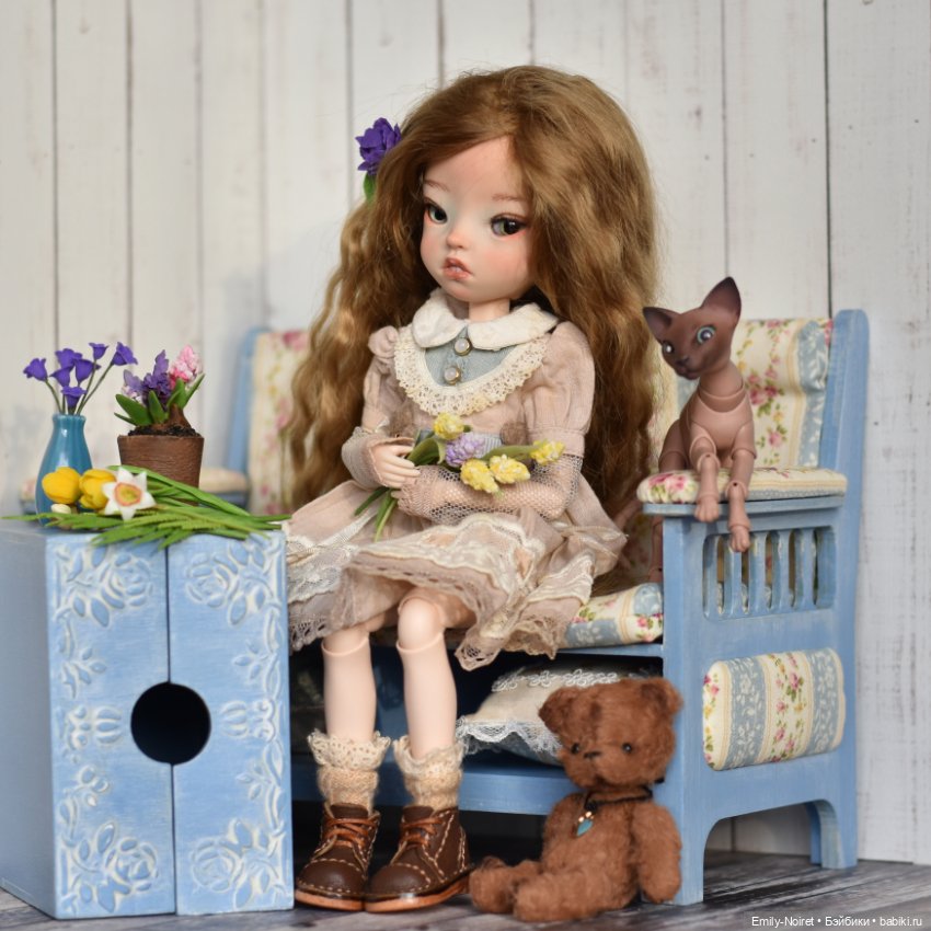 Тася ждет весну — Куклы Landoudou и Birdie: Дизайнерский винил (фото 6)