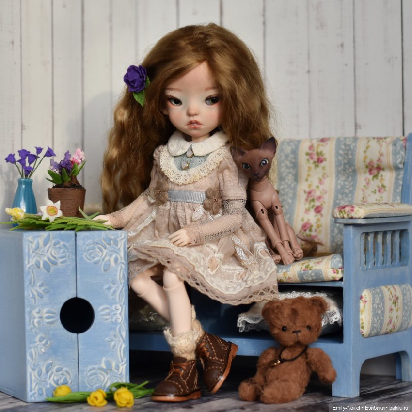 Тася ждет весну — Куклы Landoudou и Birdie: Дизайнерский винил (фото 4)