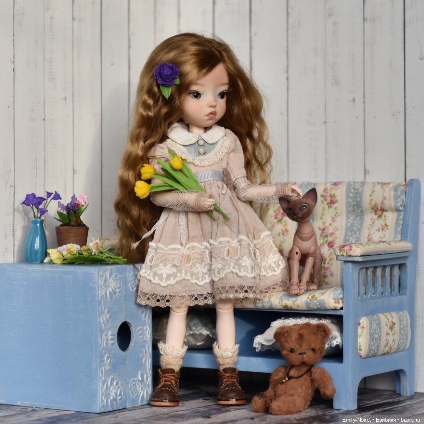 Тася ждет весну — Куклы Landoudou и Birdie: Дизайнерский винил (фото 3)