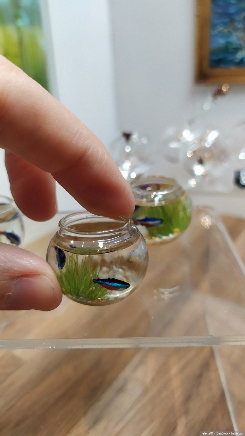 Мини-аквариумы от Fátima J. Doña