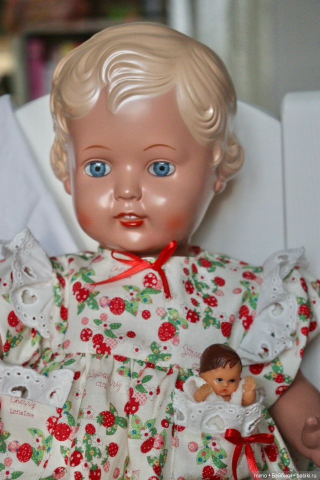 Ягодное платье — Реплики кукол Schildkrot (Шильдкрет): тортулон (фото 4)