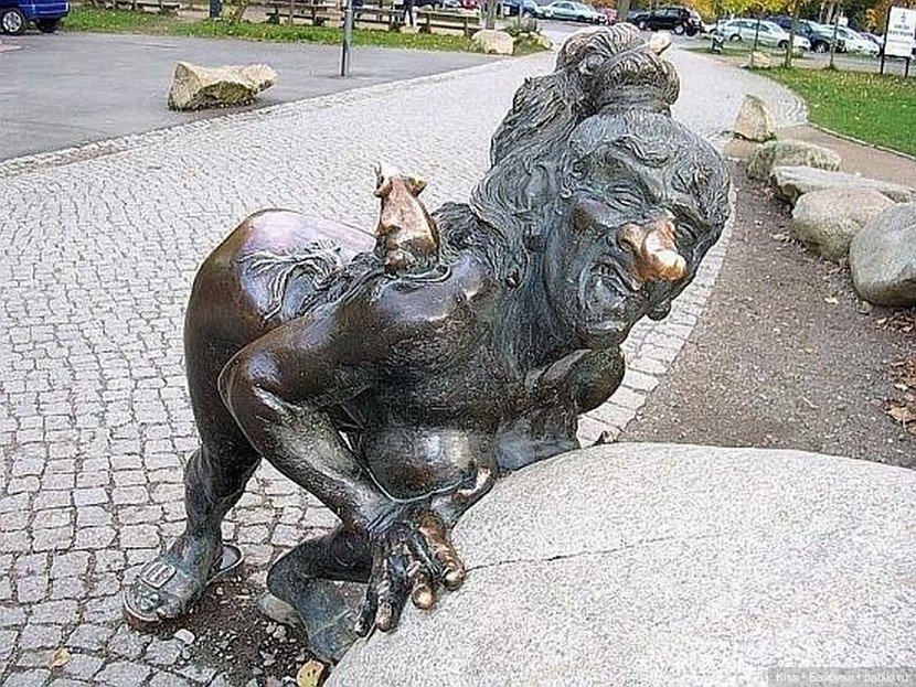 Памятник ведьме -Германия, Гарц