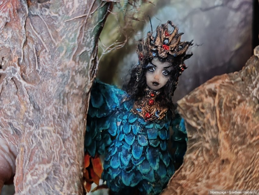 Миниатюрная Птица Сирин — Румбоксы и кукольная миниатюра: фото (фото 7)