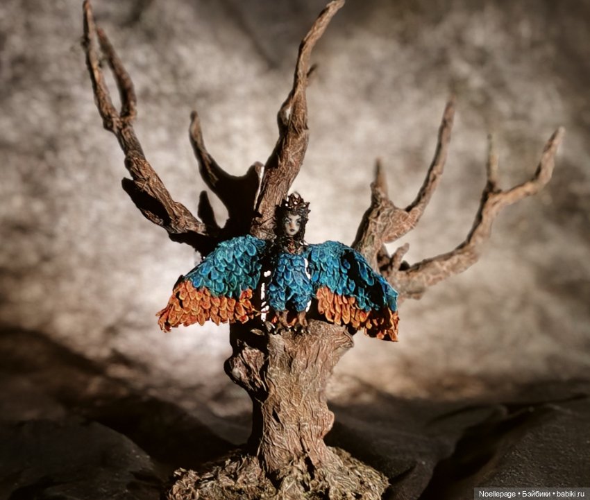 Миниатюрная Птица Сирин — Румбоксы и кукольная миниатюра: фото (фото 8)