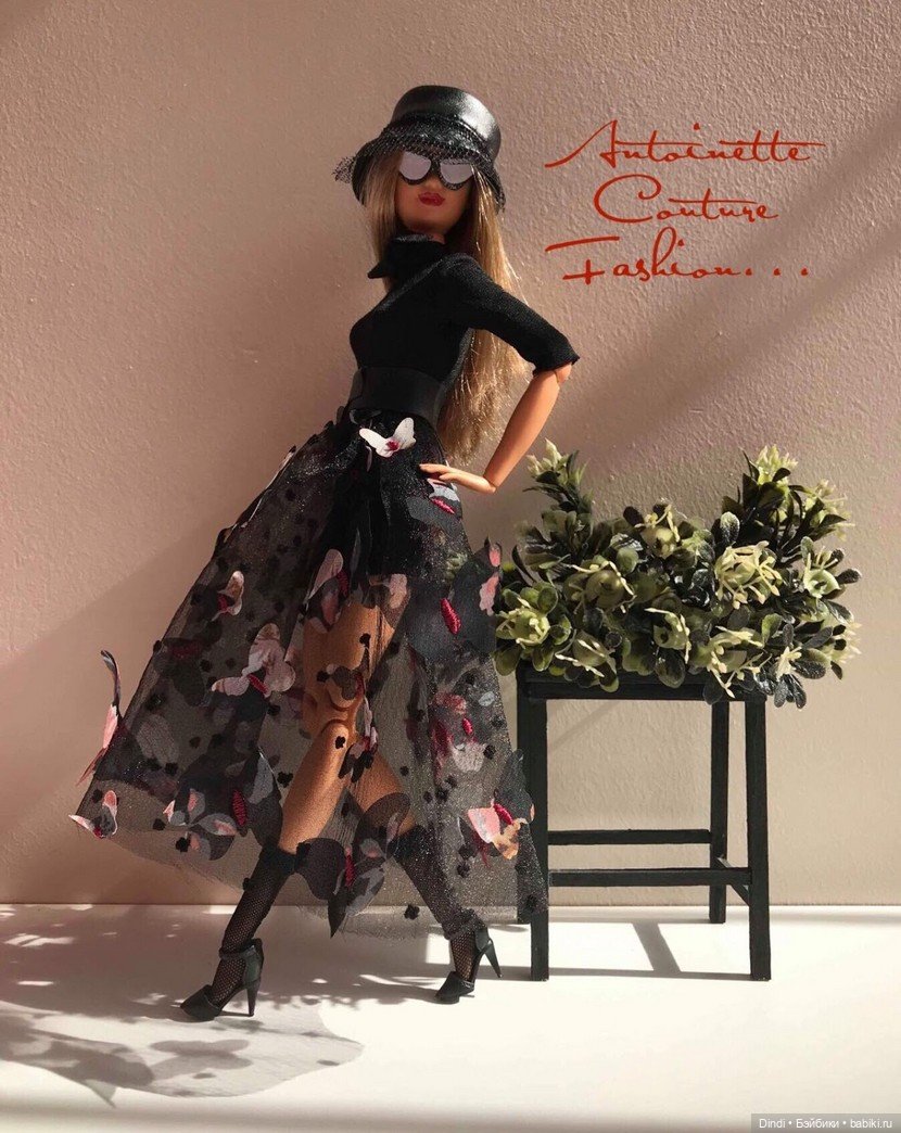 Шляпка, джемпер и юбка — Выкройки для Барби и фэшн (фото 2)